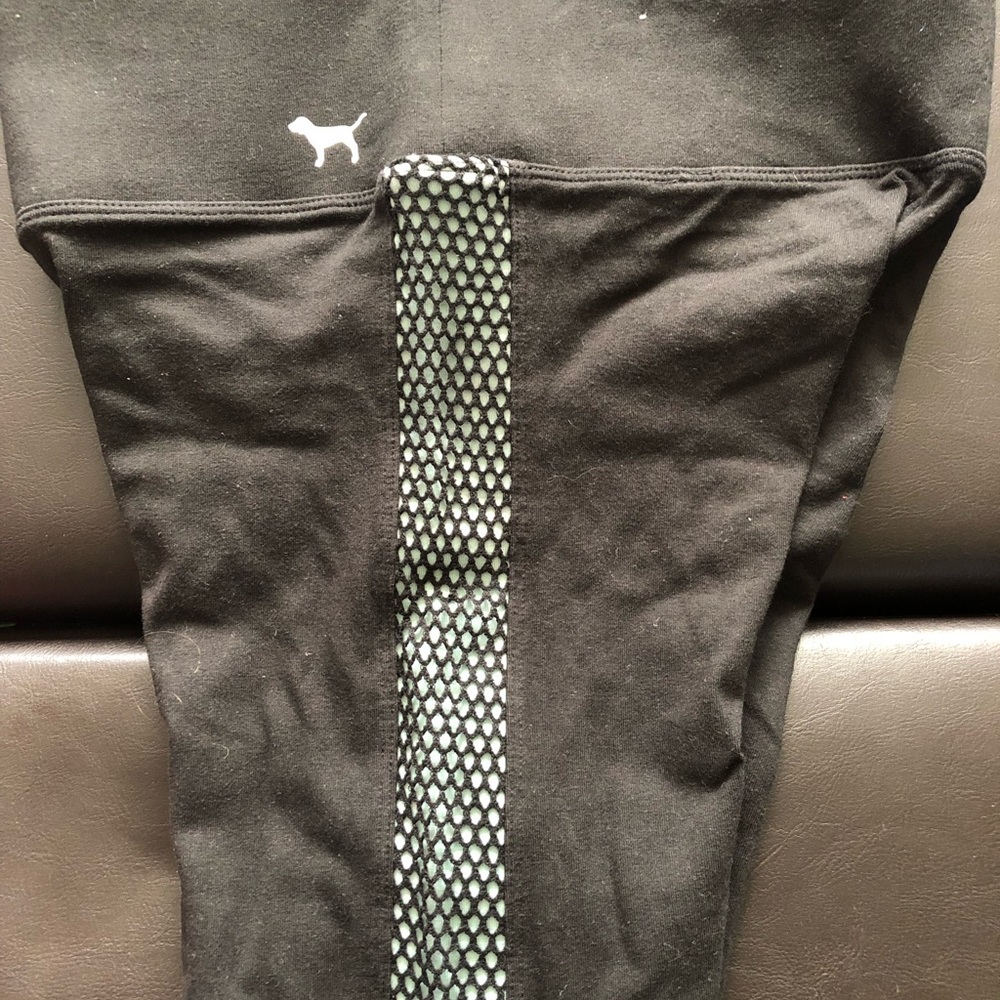 PINK cropped cotton legging. Size XS.